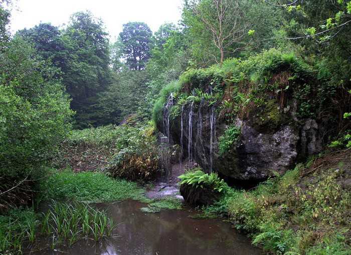 Замок и сад Бларни, водопад, ландшафтный дизайн