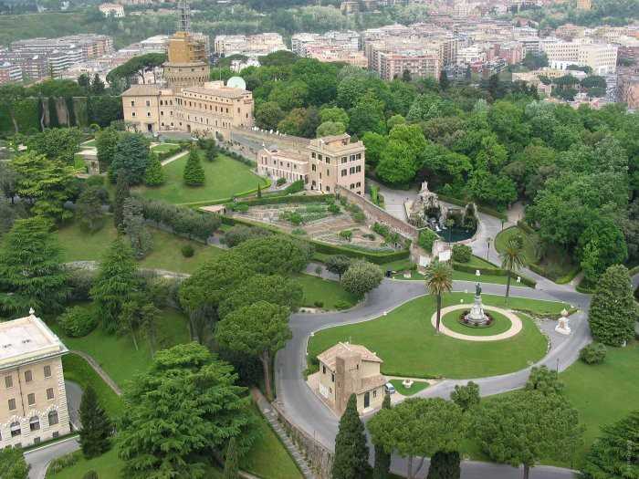 Ландшафтный дизайн в садах Ватикана