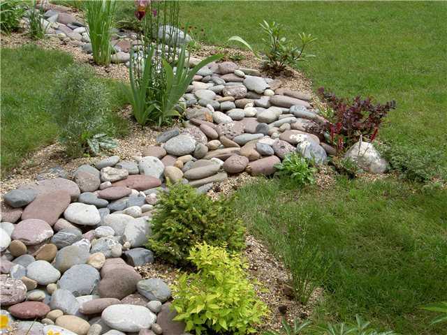 применение камня в оформлении сада