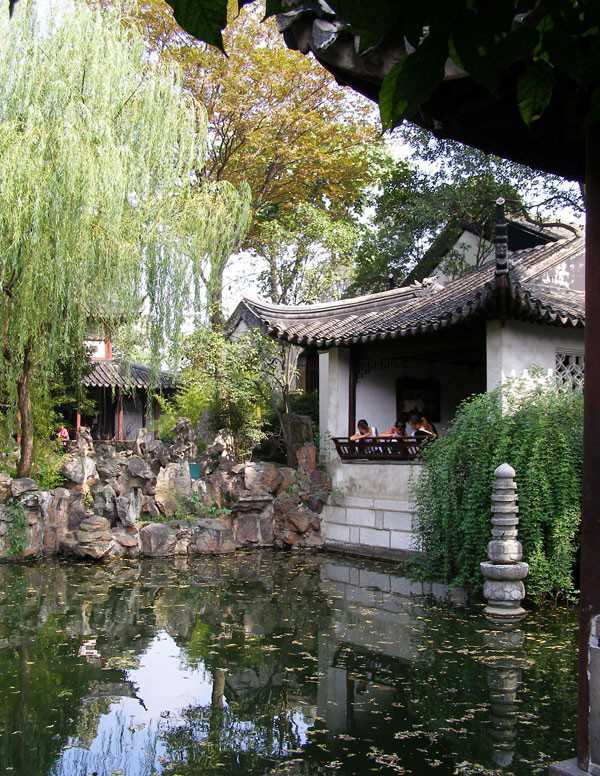 Ландшафтный дизайн, сад Уединения Лю Юань