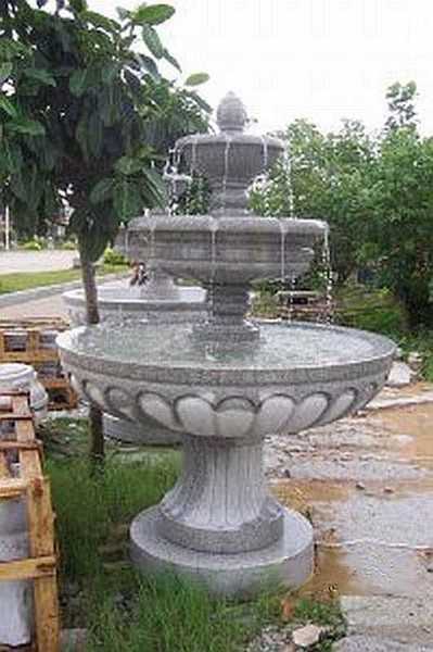 фонтан в лондшафтном дизайне