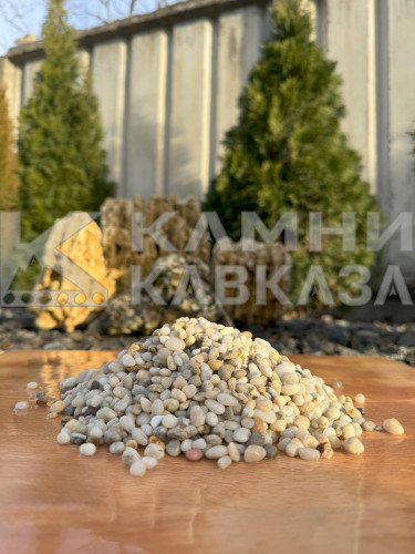 Галька Жемчужная фр. 3-5 мм